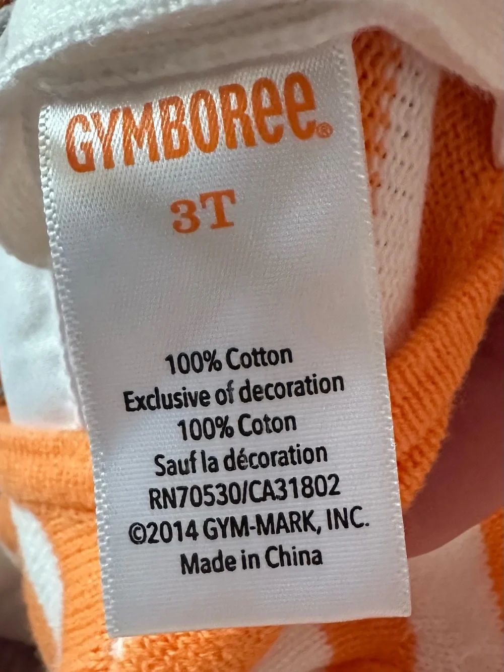 Gymboree Girls 3T Halloween Pumpkin Orange White Striped Sweater Dress Leggings